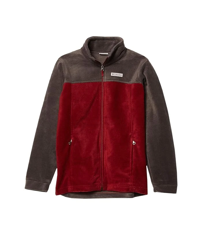 Columbia Youth Boys' Steens Mountain Ii Fleece Jacket - Xs - Red Jasper/shark