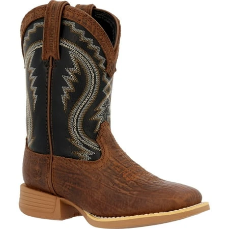 Durango Lil Rebel Pro Little Kids Acorn/black Onyx Western Boots Size 3(m)