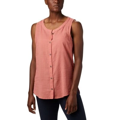 Columbia Women's Summer Ease Sleeveless Shirt - Lightweight And Comfortable