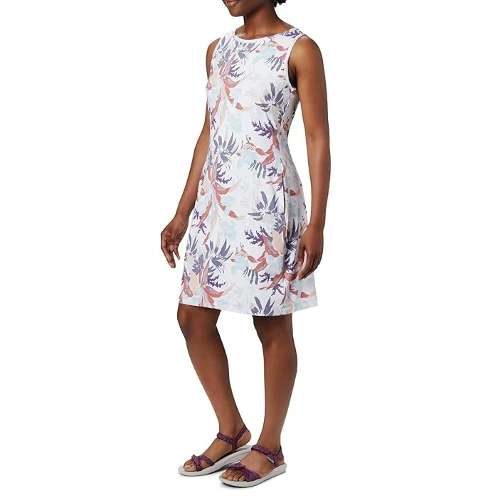 Columbia Women's Chill River Printed Dress - Small - New Moon Magnolia Print