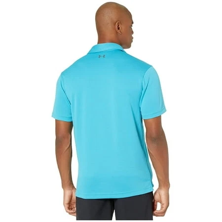 Men's Under Armour Tech Polo T-shirt, Size Medium, Light Blue