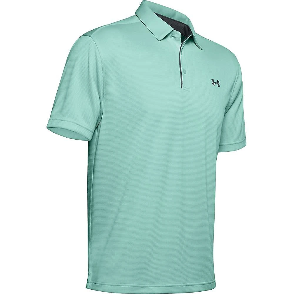 Under Armour Men's Ua Tech Polo - Large - Aqua Float And Pitch Grey