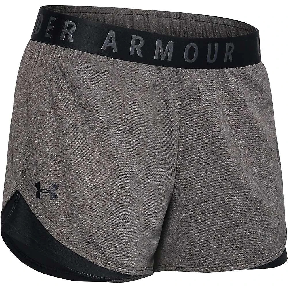 Under Armour Women's Play Up 3.0 Shorts - Xl - Carbon Heather/black