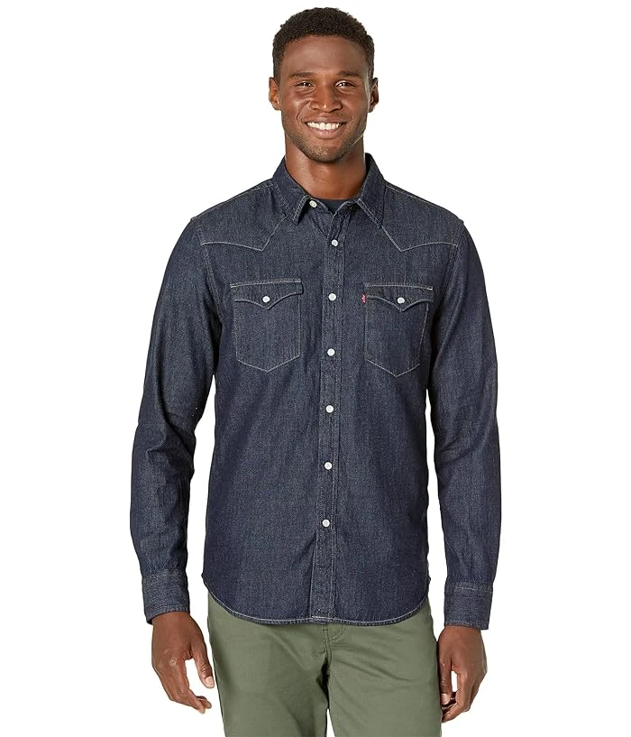 Levi's Men's Classic Clean Standard Fit Denim Western Shirt