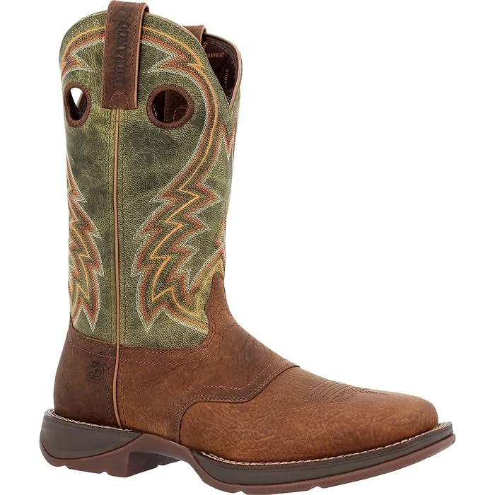 Durango Rebel 12" Western Boots With Saddle Design