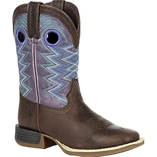 Durango Lil Rebel Pro Big Kid's Amethyst Western Boot Size 4(m)