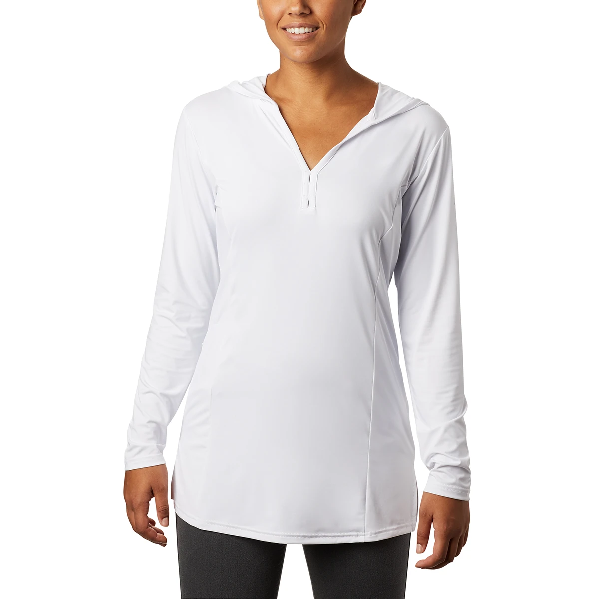 Columbia Women's Chill River Hooded Tunic - Size Medium - White Color