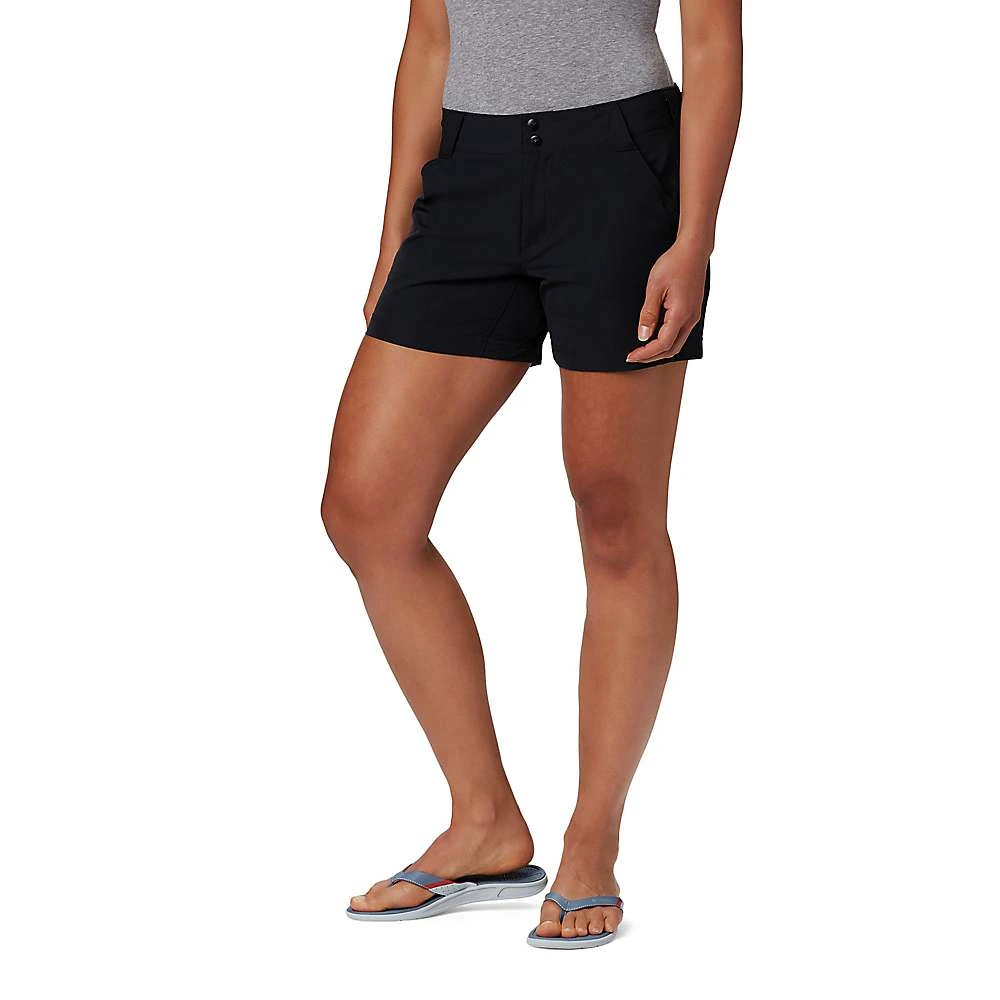 Columbia Women's Coral Point Iii 7 Inch Shorts - Size 6 - Black