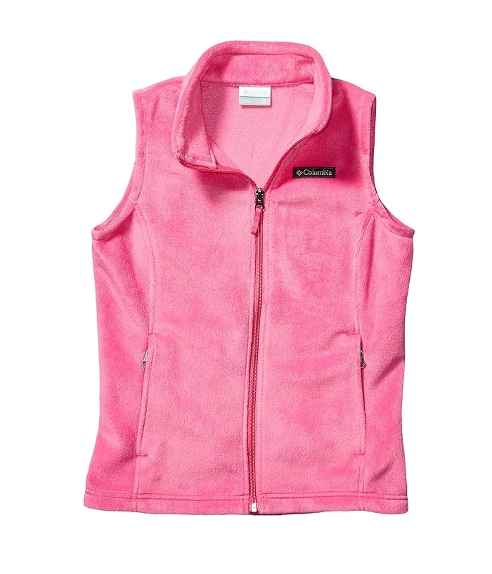 Columbia Girls Benton Springs Fleece Vest, Size Large (14/16), Pink