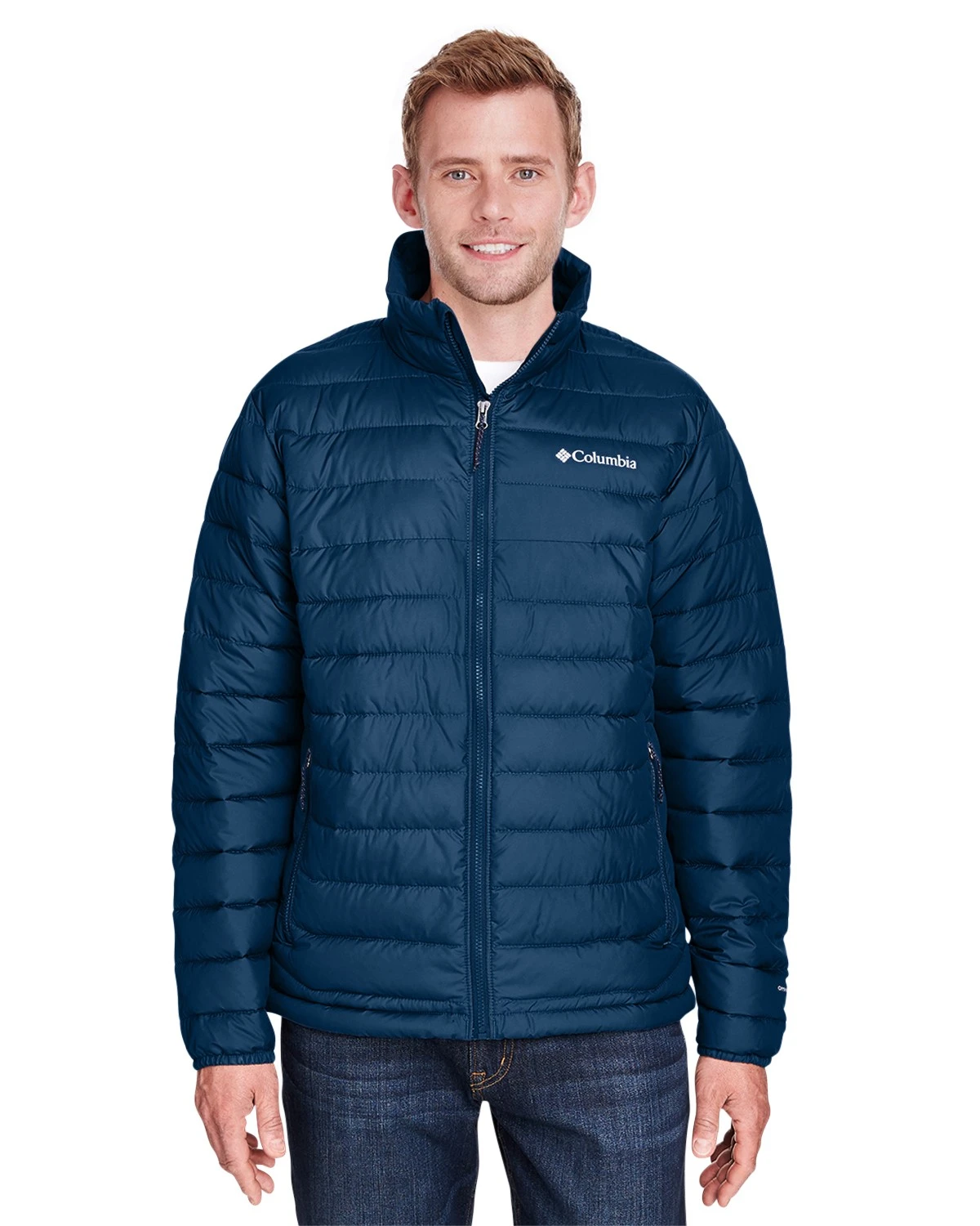Columbia Men's Powder Lite Insulated Jacket - Large - Collegiate Navy