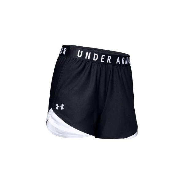 Under Armour Women's Play Up 3.0 Shorts, Size Xxl, Color: Black/white