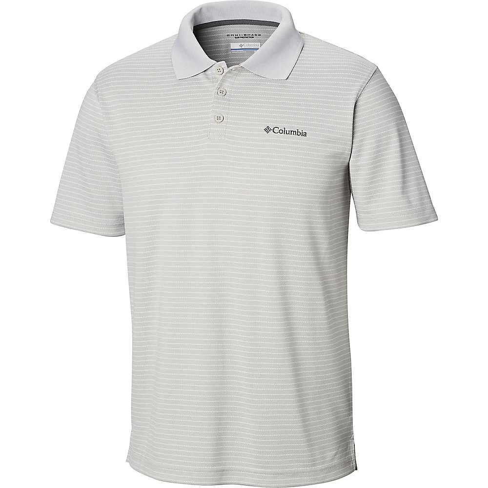 Columbia Men's Utilizer Stripe Iii Polo - Xl - Cool Grey