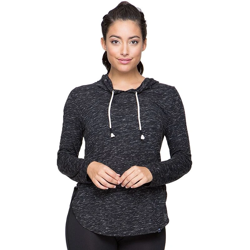 Women's Colosseum Cora Long Sleeve Hooded Tee, Size Xxl, Color Black