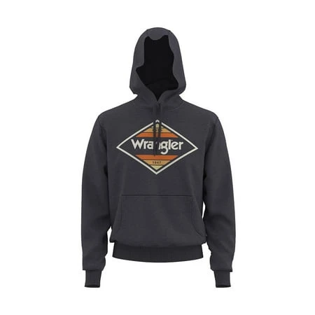 Wrangler Navy Heather Serape Diamond Hooded Sweatshirt Model 112318527