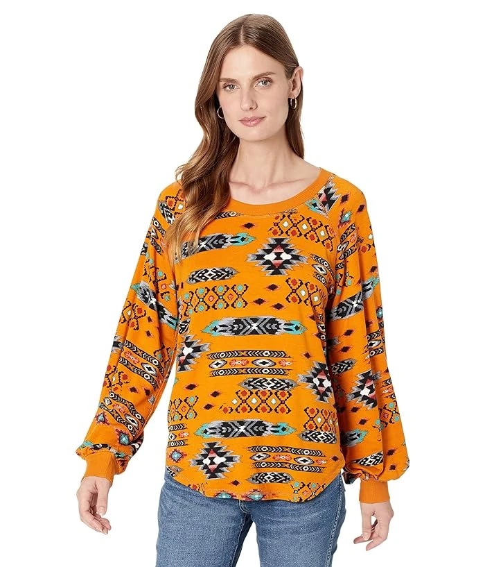 Wrangler Women's Puff Sleeve Top - Stylish And Comfortable Casual Wear