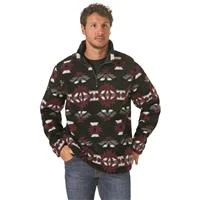 Wrangler Men's Sherpa 1/4 Zip Pullover Jacket