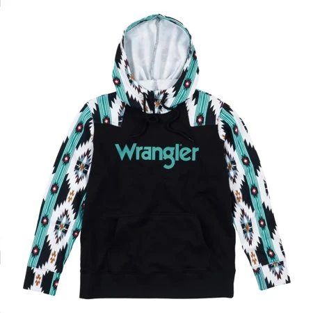 Ladies Wrangler Retro Aztec Print Hoodie Model 112317334