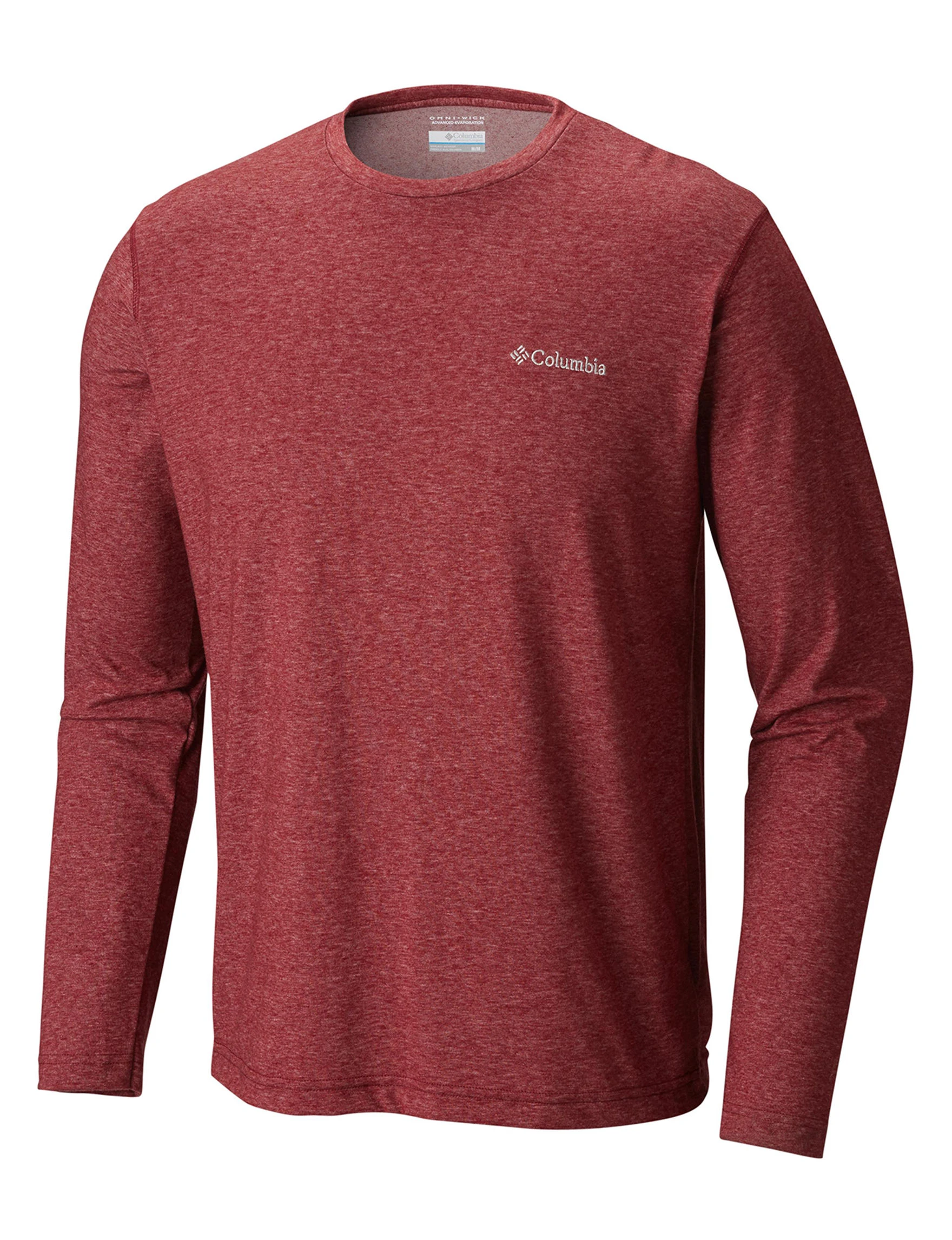 Columbia Thistletown Park Long Sleeve T-shirt Red Element Heather Size M