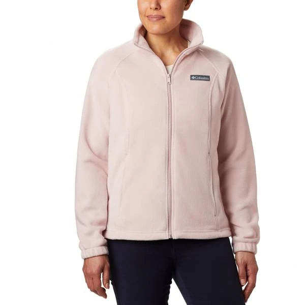 Columbia Women's Benton Springs Full Zip Fleece Jacket - Large - Mineral Pink