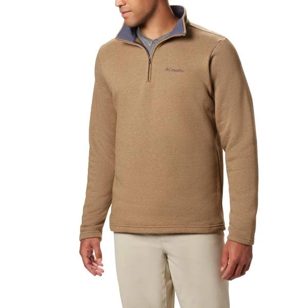 Columbia Great Hart Mountain Iii Men's 1/2-zip Fleece Pullover - Delta Heather - Xl