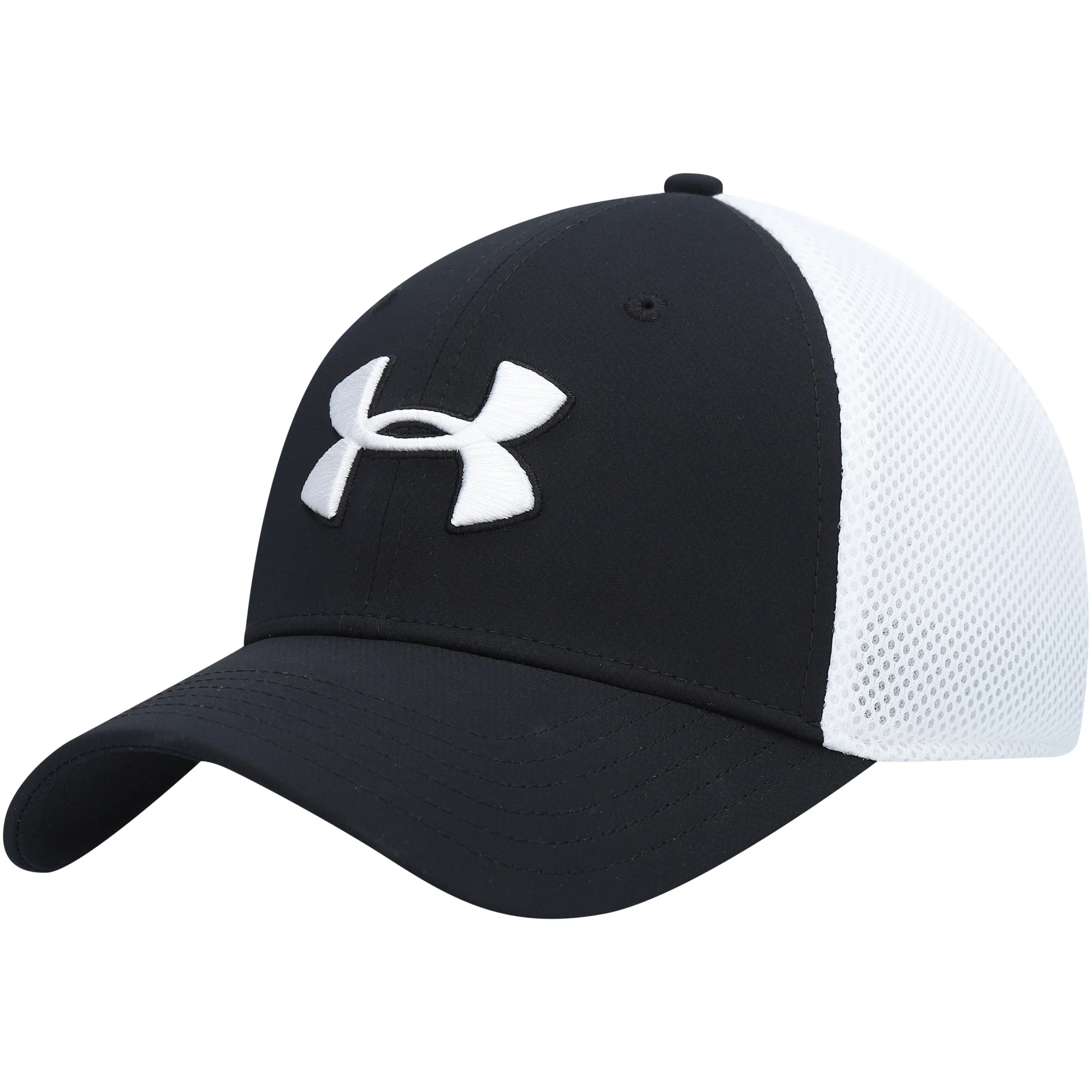 Men's Under Armour Microthread Mesh Golf Cap, Size: Medium/large, Black