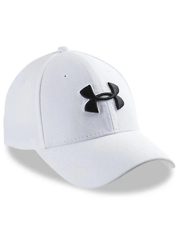 Under Armour Blitzing 3.0 Performance Cap, White & Black, Extra Large & 2xl