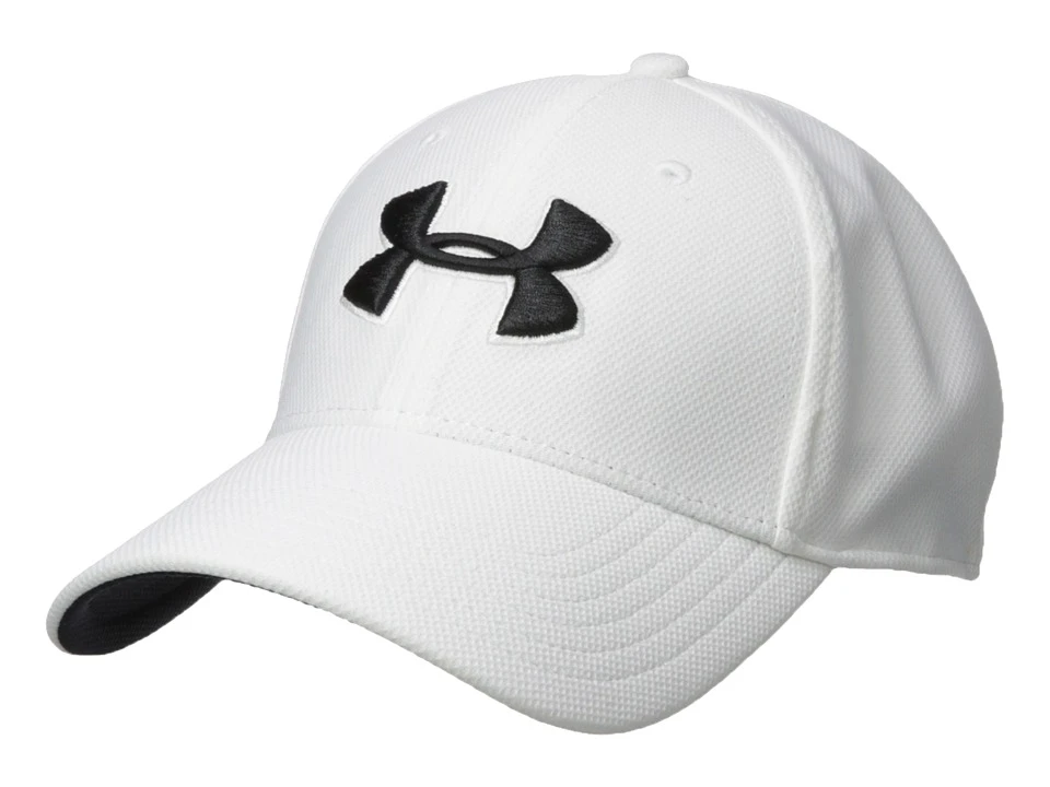 Under Armour Blitzing 3.0 Flex Cap For Men - White/black, Size: Medium/large