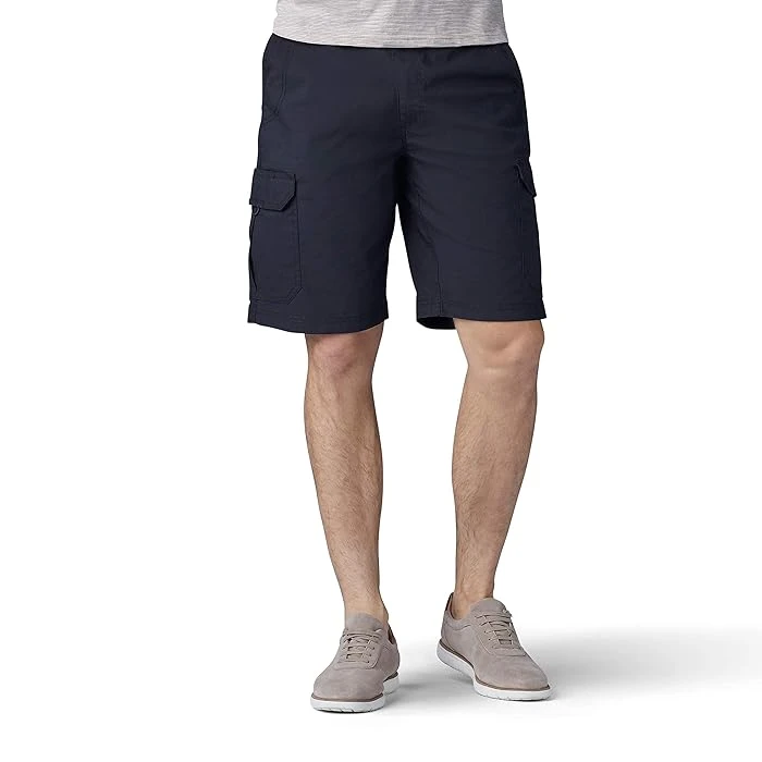 Men's Lee Extreme Motion Crossroads Cargo Shorts, Size 42, Color Black