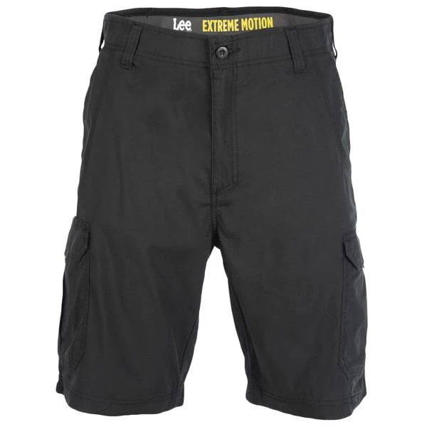 Men's Lee Extreme Motion Crossroads Cargo Shorts, Size 36, Color Black