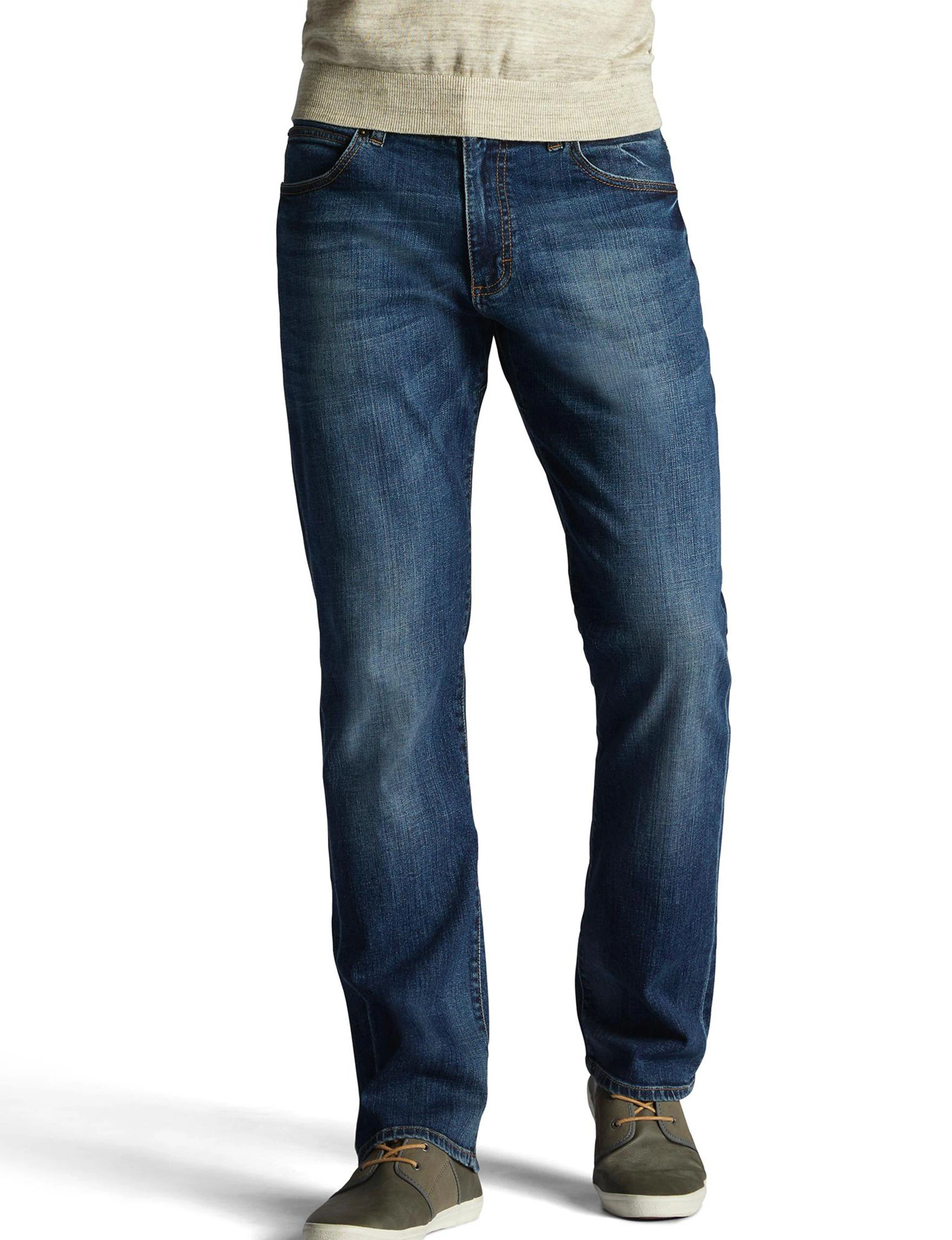 Men's Lee Extreme Motion Straight Fit Jeans, Size 32w X 32l, Maddox