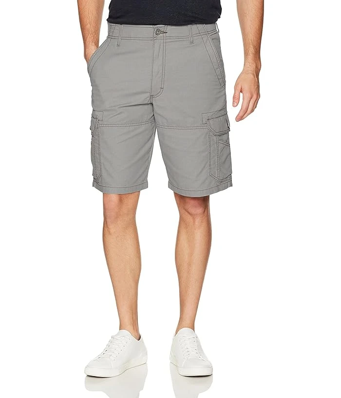 Men's Lee Extreme Motion Swope Cargo Shorts, Size 34, Silver