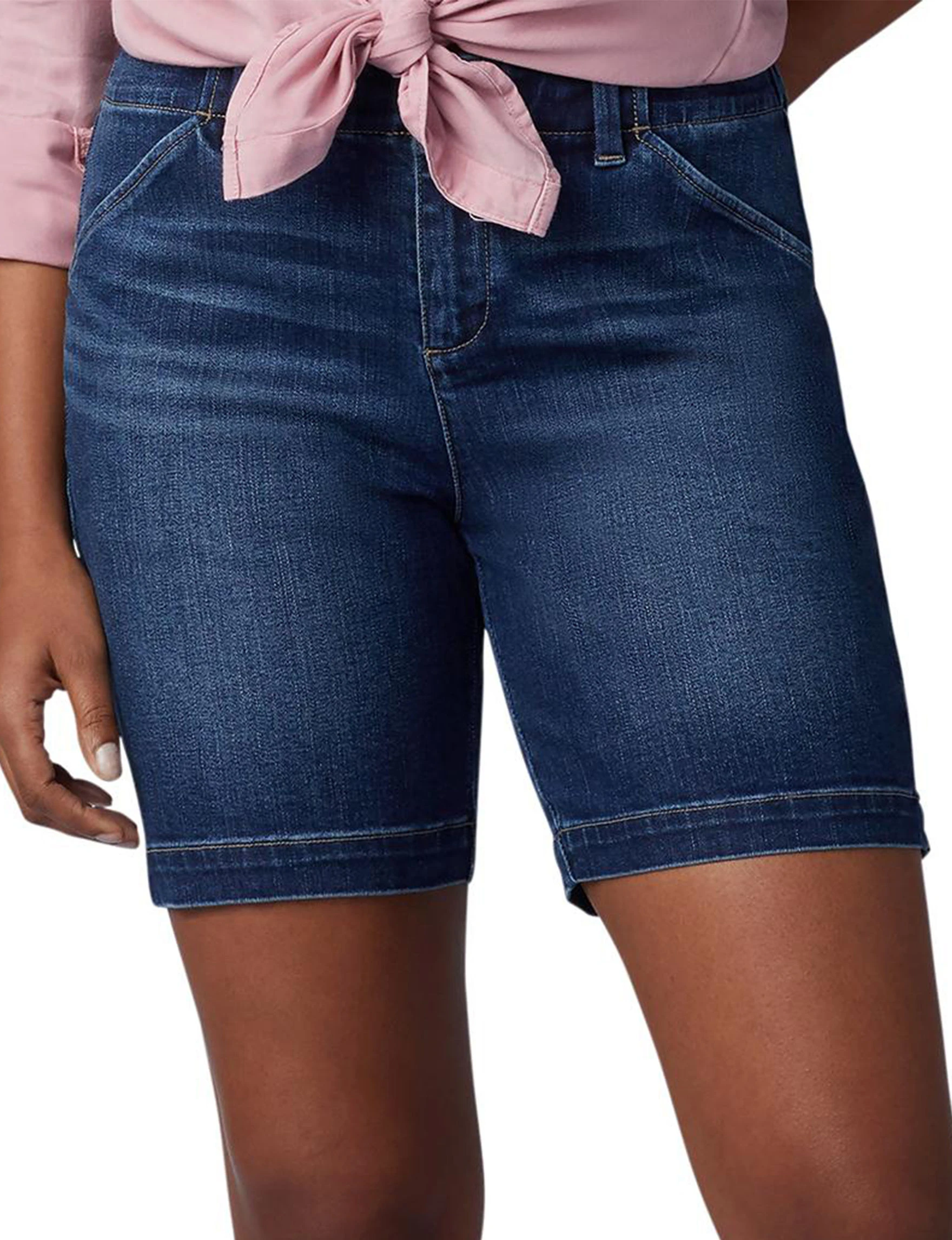 Women's Lee 7" Chino Walking Shorts, Size 6 Regular, Dark Blue