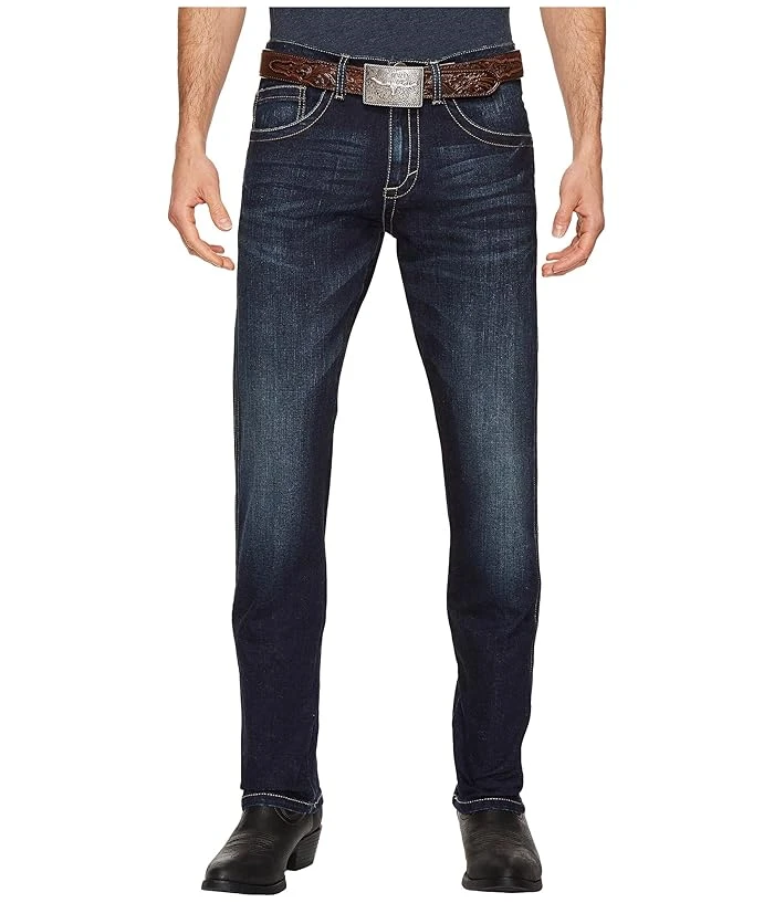 Wrangler 20x Slim Straight Jeans For Men 30w X 34l Dark Navy