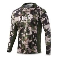 Huk Men's Icon X Kc Refraction Camo Hoodie - Xl - Storm