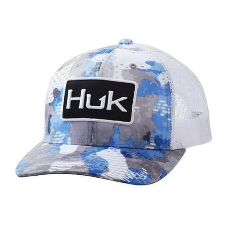 Huk Men's Huk'd Up Angler Refraction Hat Iceboat 1