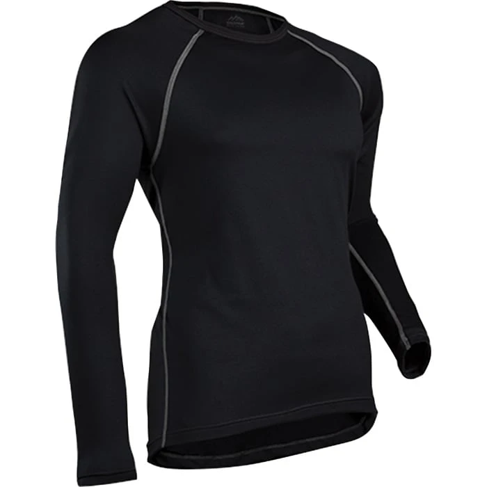 Coldpruf Quest Performance Crew Base Layer Shirt For Women, Black, Size Small