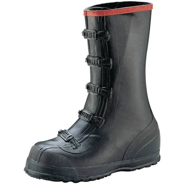 Ranger By Honeywell Men's 15" 5-buckle Rubber Overboots - Black
