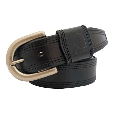 Women's Carhartt Detroit Leather Belt - Black - Size Xl