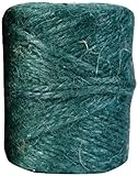 Twisted Green Jute Twine 3-ply 208 Feet For Gardening And Crafts
