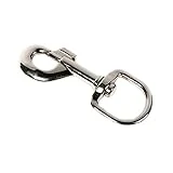 Koch Industries Swivel Round Eye Bolt Snap 1-inch Eye 3-7/8-inch Nickel Finish