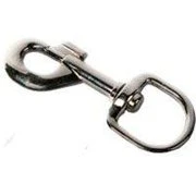 Koch Industries 2111441 Nickel Plated Swivel Round Eye Bolt Snap 3-5/8 Inch With 5/8 Inch Eye