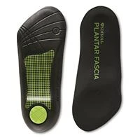 Sof Sole Men's Plantar Fascia Insole Orthotic Inserts Size M7-13 Black