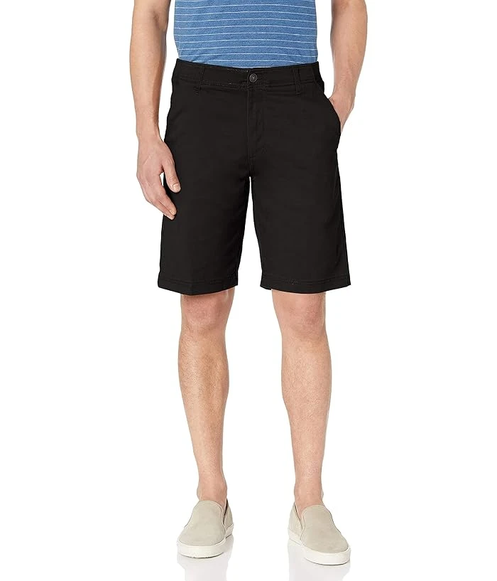Men's Lee Extreme Comfort Flat Front Shorts, Size 36, Color Black