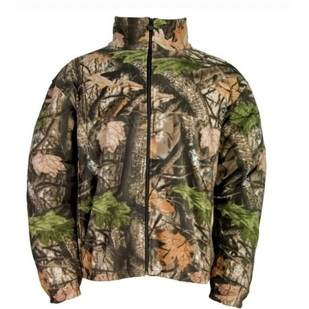 Men's Wood'n Trail Northland Camo Micro Fleece Jacket, Large, Brown Camo