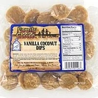 Ruckers Candy 10 Ounce Coconut Dip Vanilla 1126