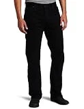 Levi's Men's 505 Regular Fit Jeans, Size 38 X 32, Black