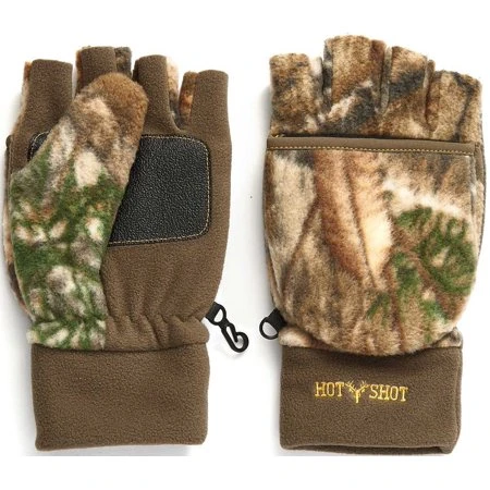 Hot Shot Men's Fleece Pop Top Mittens - Warm And Versatile Winter Wear