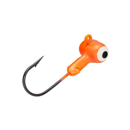 Strike King Mr. Crappie Sausage Jig Head Fluorescent Orange 1/8 Ounce