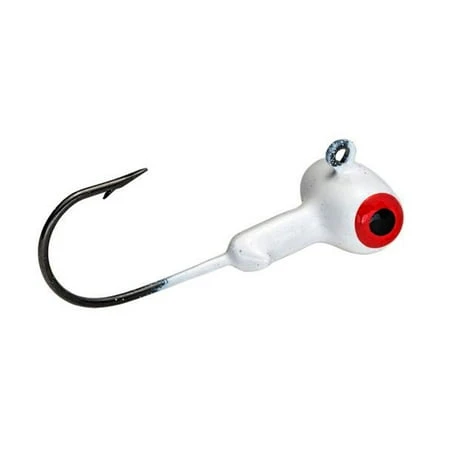 Strike King Mr. Crappie Jig Head 0.06 Oz With Lazer Sharp Eagle Claw Hook White