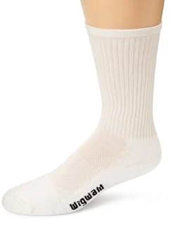 Wigwam Men's Cool-lite Pro Crew Socks, White, Large Size